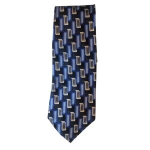 Pierre Cardin Men’s Royal Blue Black Gray Tie NWT